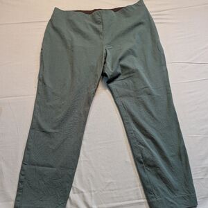 Slim pants size 14 green